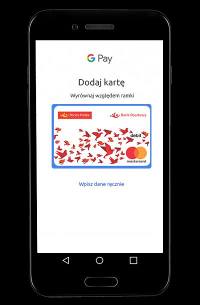 Dodaj swoją kartę do aplikacji Google Pay
