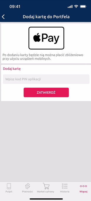 Zatwierdź dodanie karty