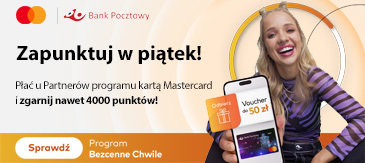 Dołącz do Promocji, spełnij jej warunki i zgarnij łącznie 4000 punktów w programie Mastercard Bezcenne Chwile