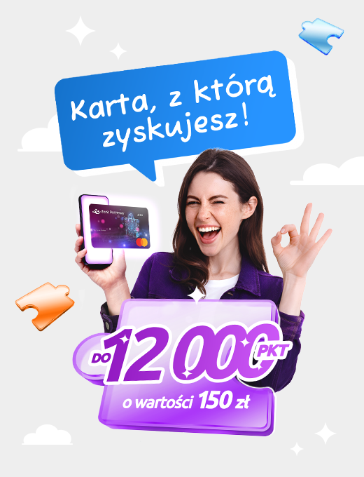 Płać kartą, zbieraj punkty i wymieniaj je na nagrody!