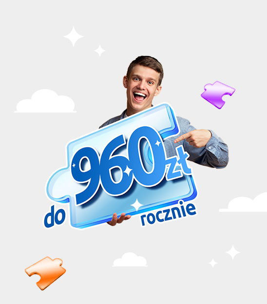 Zyskaj do 5% zwrotu płatności kartą.